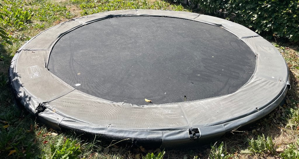 Gratis trampoline, Ophalen, Gebruikt