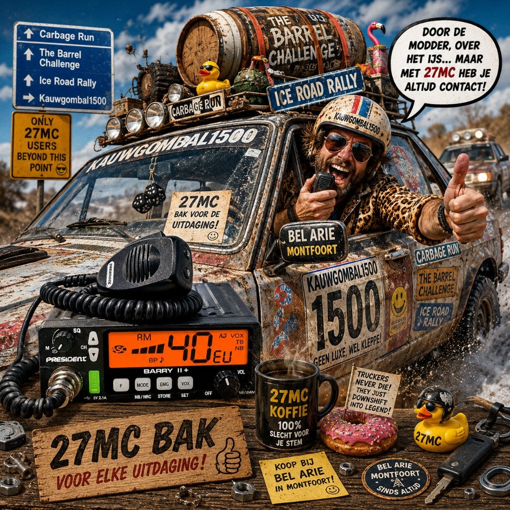 27 MC TOPSET VOOR ÉCHTE AVONTUREN!, Verzenden, Nieuw, Zender en Ontvanger