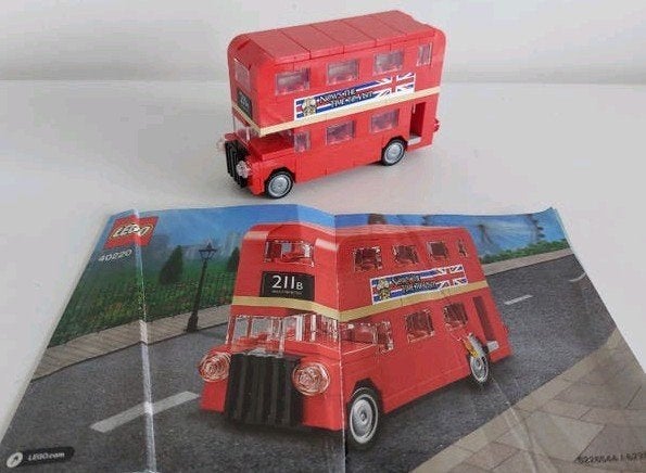 Lego Creator 40220 - London City bus dubbeldekker, Lego, Compleet, Ophalen of Verzenden, Zo goed als nieuw