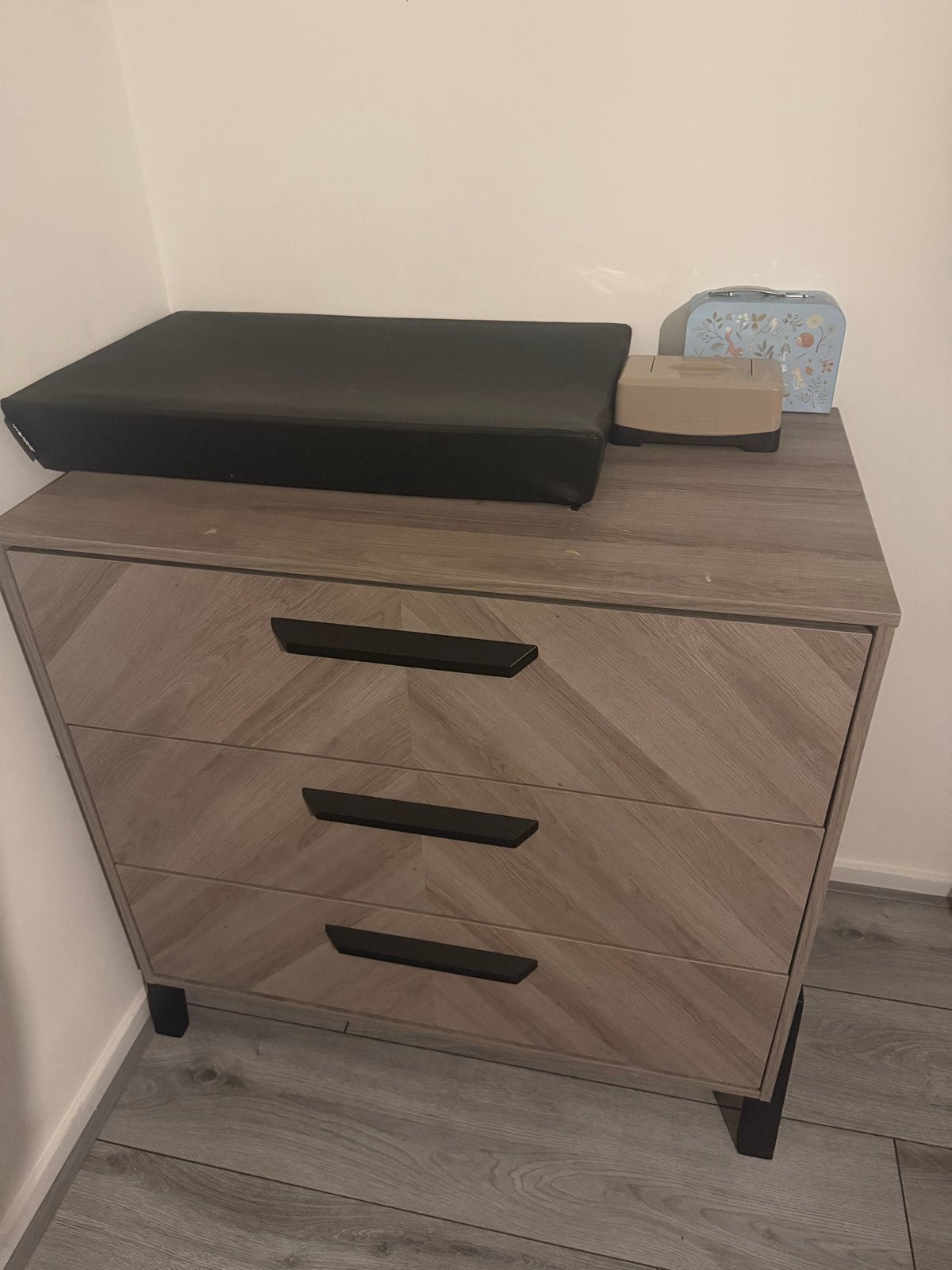 Commode 3 Laden Havana - TWF, Ophalen, Gebruikt, 50 tot 70 cm, 75 tot 100 cm
