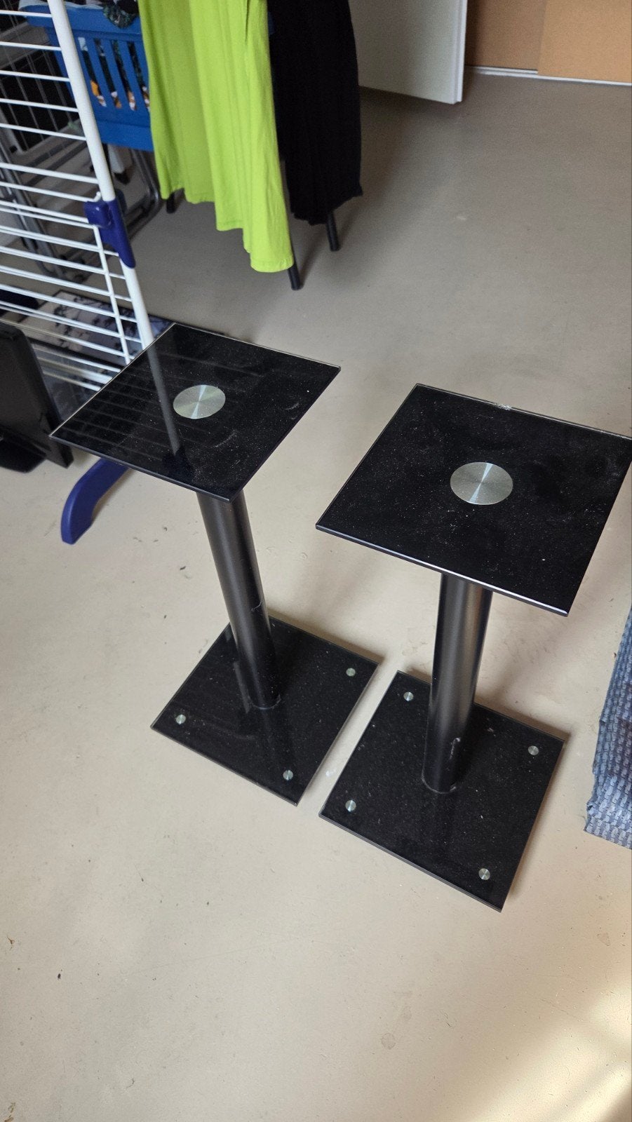 Boxen steun boxen standaard box speakersteunen, Muziek en Instrumenten, Standaards, Ophalen, Gebruikt