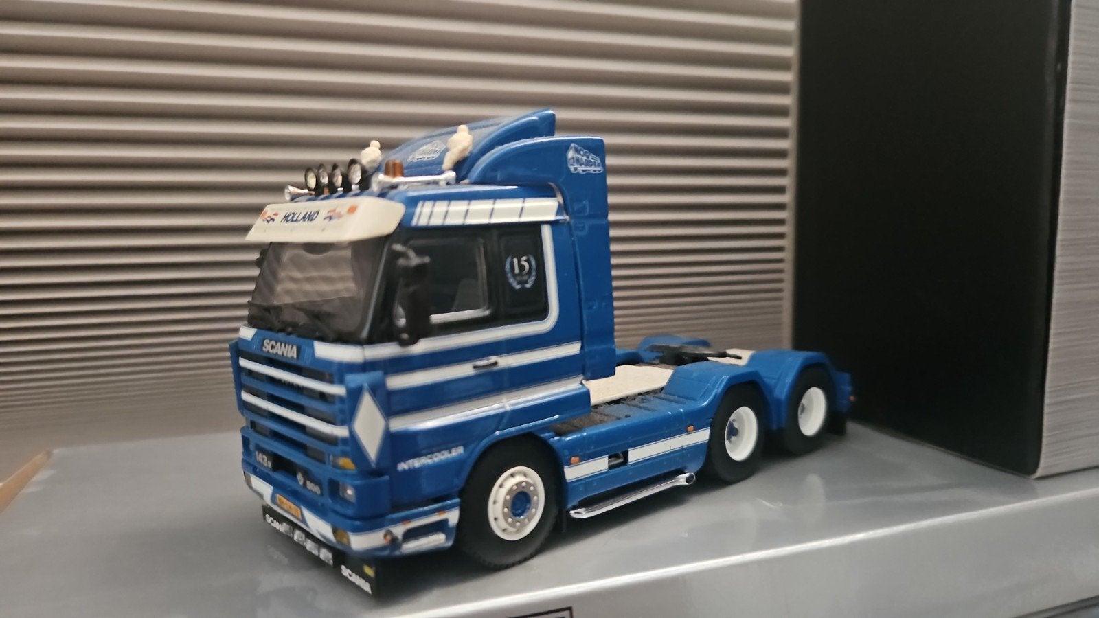 WSI Model Scania 143 NOG HARDER 15 jaar Streamline 6x2, 1:32 tot 1:50, Zo goed als nieuw, Truck, Ophalen