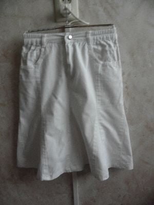 Wit katoenen zomer rok BLUE RIVER COLLEGE STYLE mt 140 zgan, Meisje, Zo goed als nieuw, Jurk of Rok, Blue River College Style