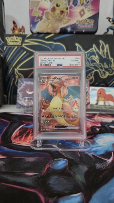 2023 Pokemon SV2a JP Charizard ex Super Rare PSA 10, Ophalen of Verzenden, Nieuw, Losse kaart