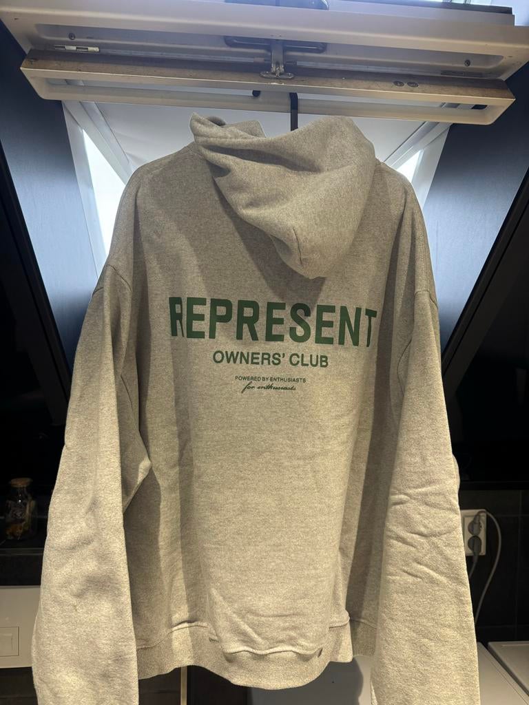 Represent hoodie Owners' Club grijs XL, Ophalen of Verzenden, Gedragen, Maat 56/58 (XL), Grijs
