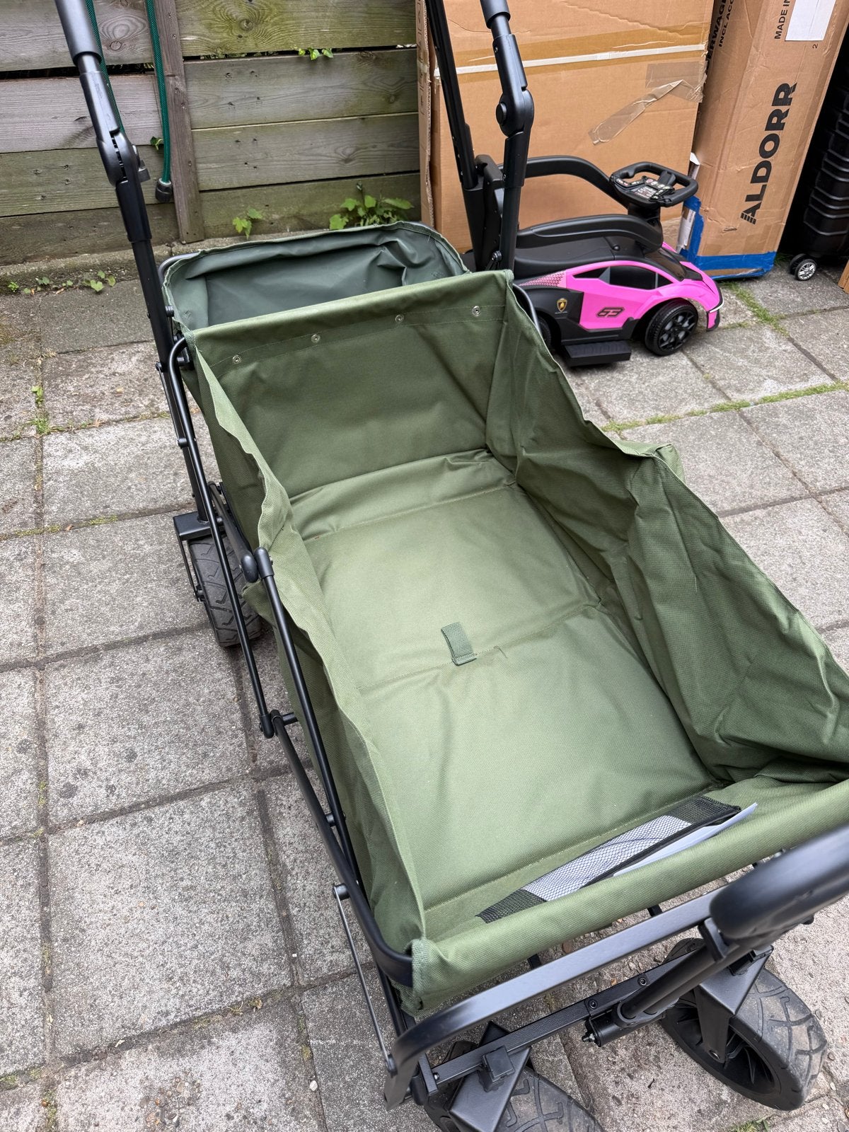 Lifegoods Bolderkar 90L 120kg - Opvouwbaar en Stevig, Ophalen of Verzenden, Opvouwbaar, Zo goed als nieuw