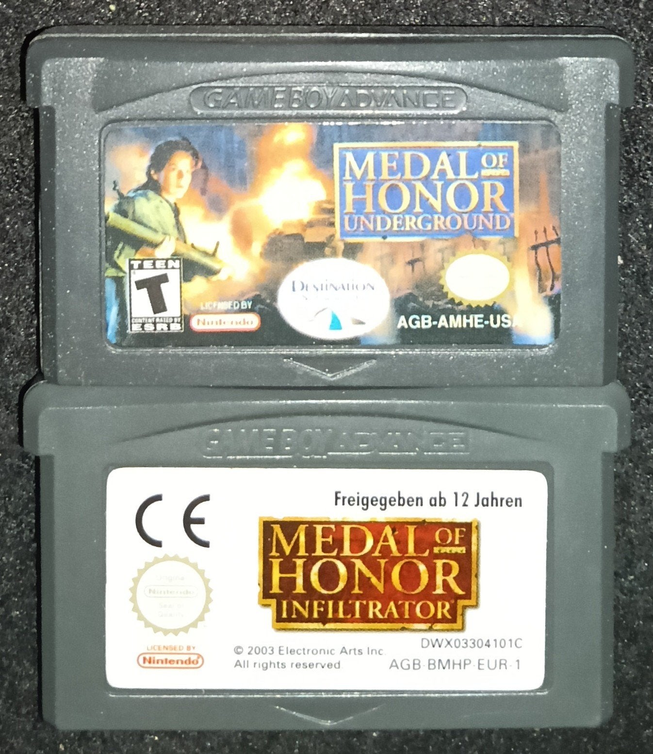 Medal Of Honor 2x gba, Vanaf 18 jaar, Shooter, 1 speler, Ophalen of Verzenden