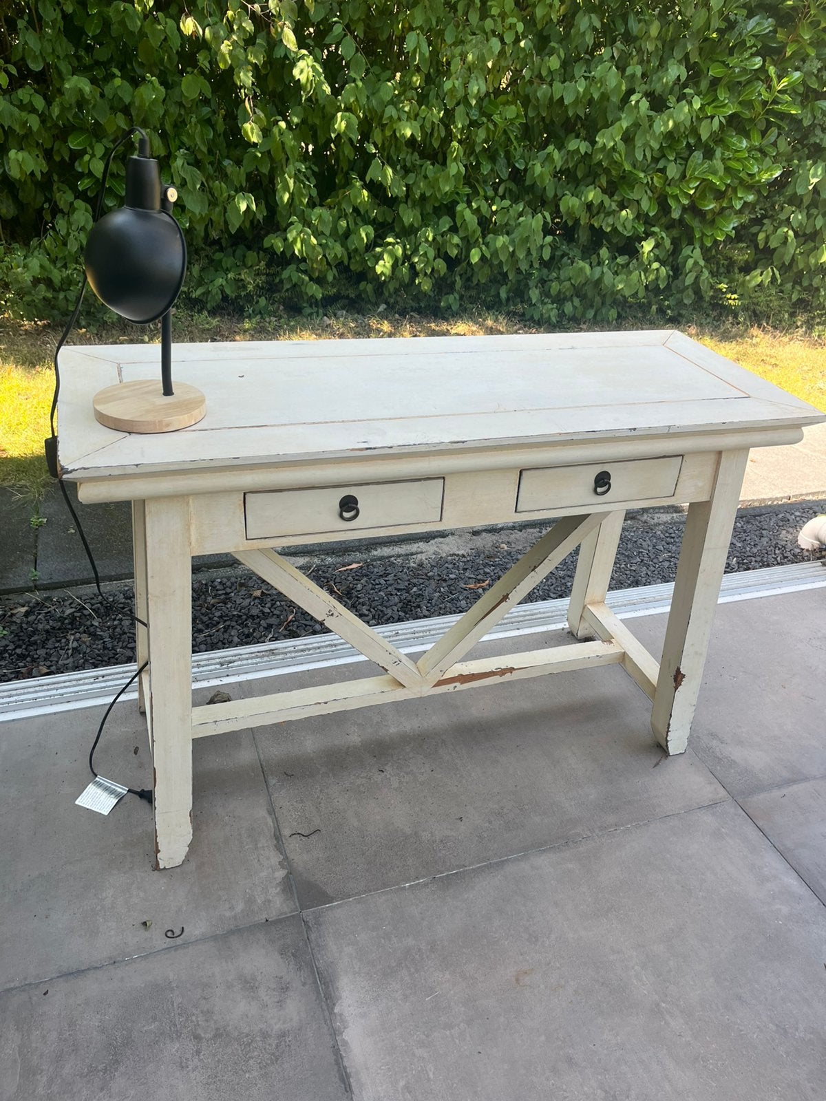 Side table, Ophalen, 100 tot 150 cm, Zo goed als nieuw, 25 tot 50 cm