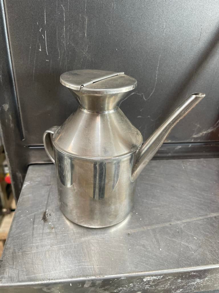 Roestvrijstalen Oliekan - Perfect voor Keuken & Diner, Ophalen of Verzenden