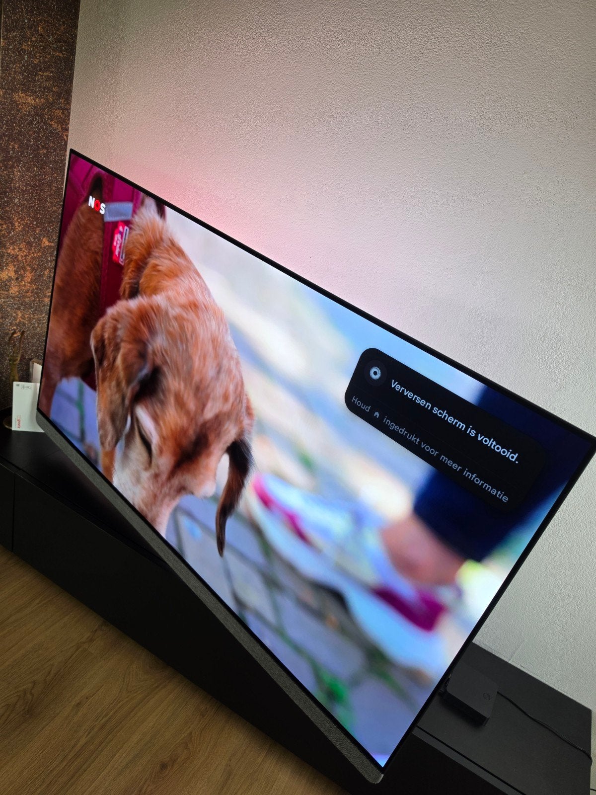 Foto 7 van Zeer mooie  Philips 55OLED+910 4zijdig Ambilight, 2026!