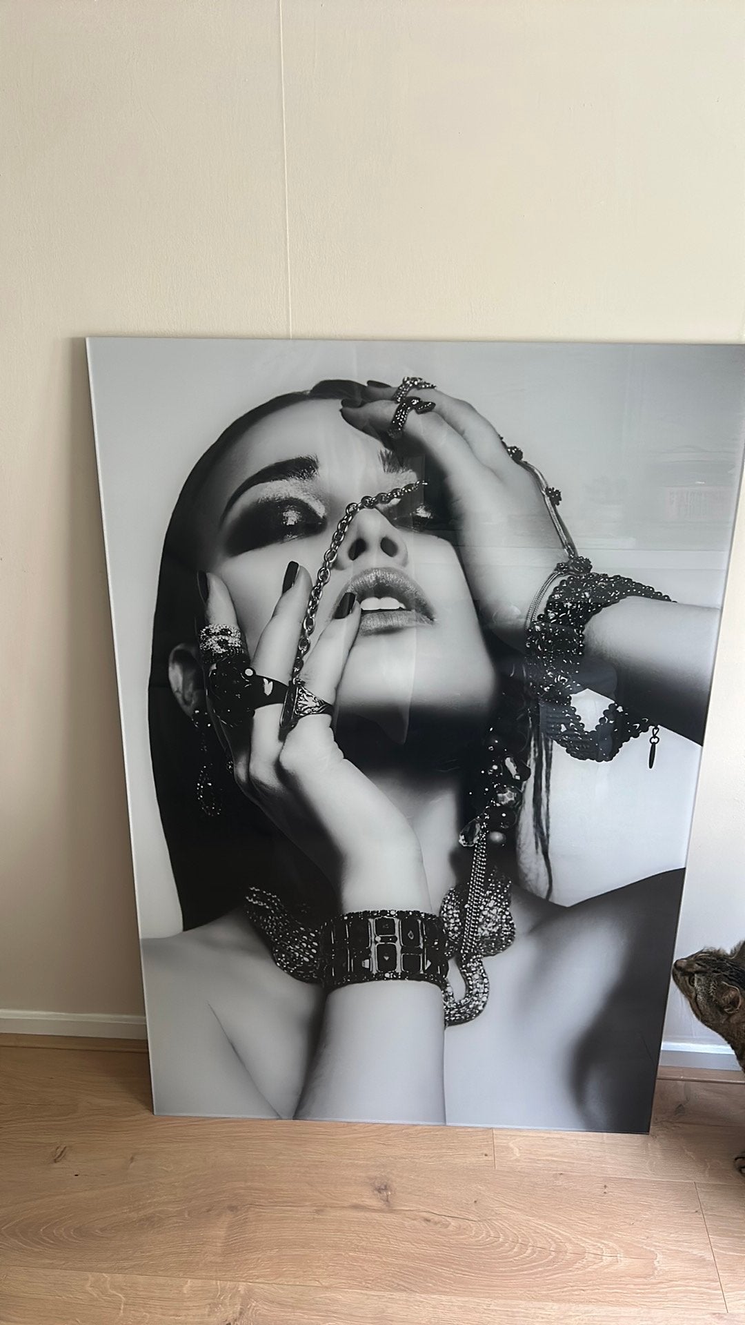 Schilderij vrouw, Huis en Inrichting, Ophalen, Zo goed als nieuw, Schilderij