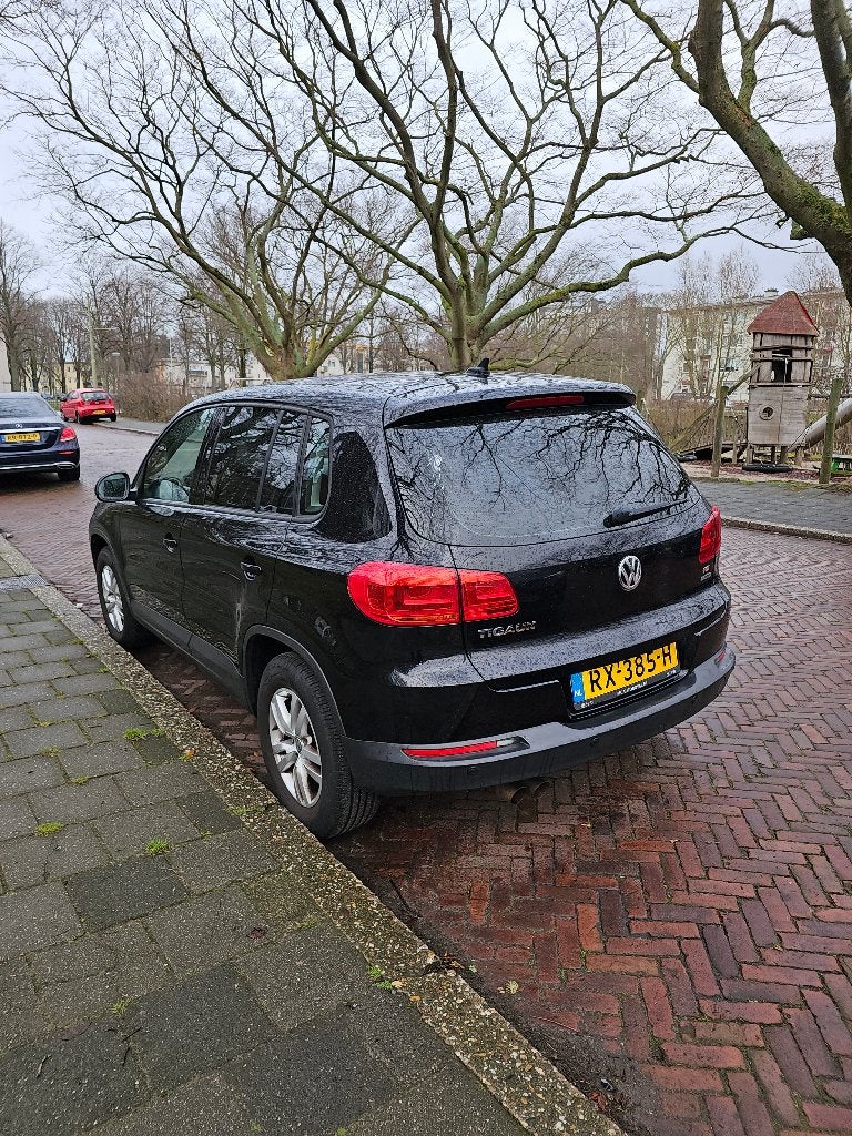 Volkswagen Tiguan 1.4 TSI 118KW/160PK BMT 2012 Zwart, Auto's, Voorwielaandrijving, 1800 kg, 4 cilinders, 160 pk