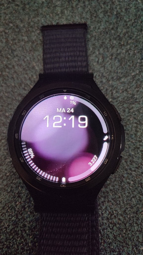 Samsung S4 Classic smartwatch zwart, Gebruikt, Zwart, Ophalen of Verzenden, Stappen