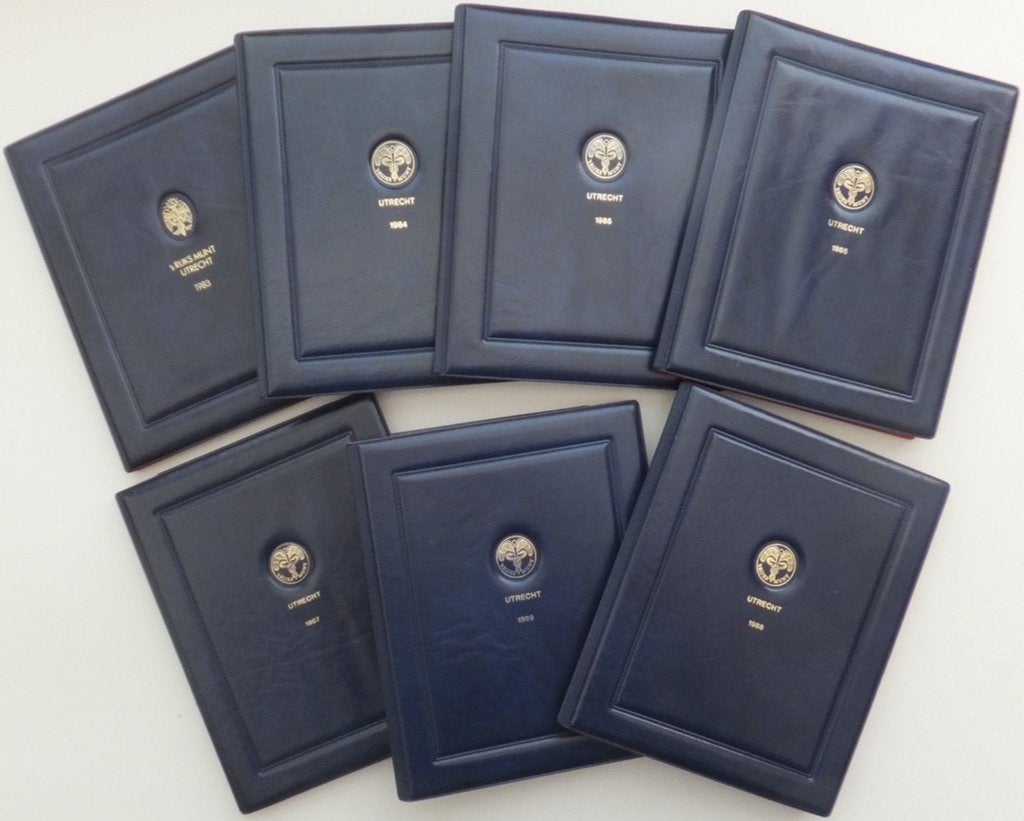 Nederland Proof sets 's RIJKS MUNT 1983 t/m 1989, Postzegels en Munten, Setje, Koningin Beatrix, Zilver, Overige waardes