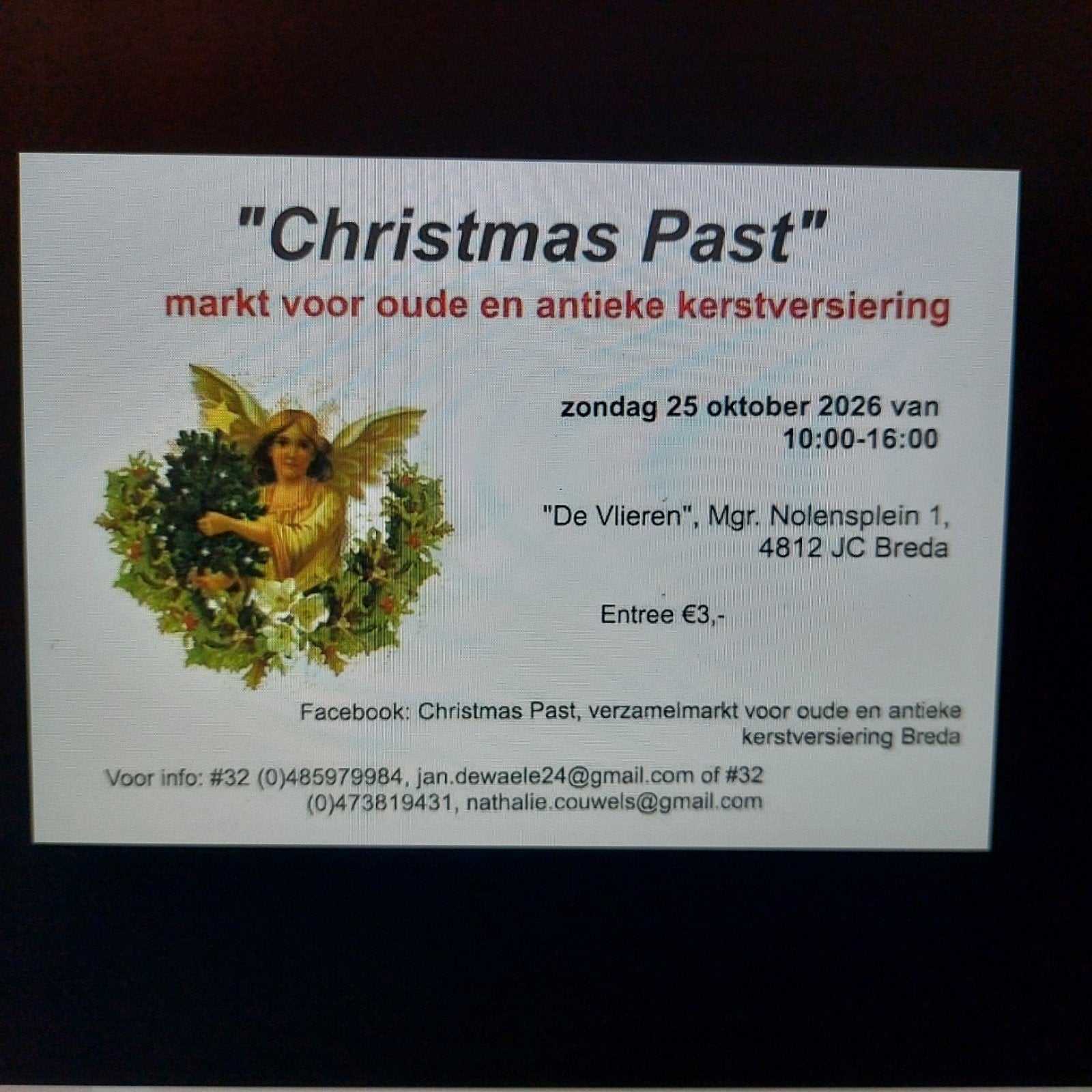 Christmas Past beurs Breda Antieke kerstballen kerstbomen, Diversen, Ophalen