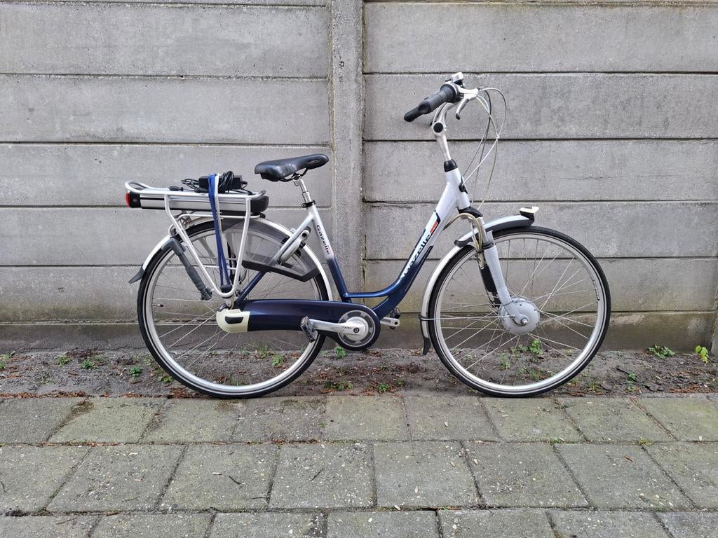 Gazelle Orange vente elektrische damesfiets, Ophalen, Zo goed als nieuw, 47 tot 51 cm, 50 km per accu of meer