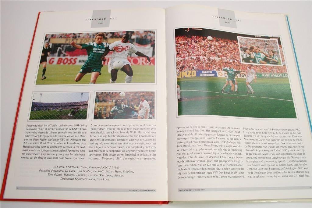 Jaarboek Feyenoord 1993-94 — Seizoen van de Bekerwinst, Ophalen of Verzenden, Gelezen, Watersport en Hengelsport