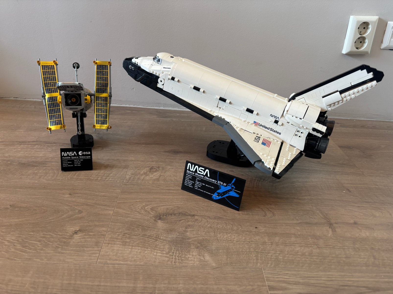 LEGO Space Shuttle Discovery & Hubble Space Telescope, Kinderen en Baby's, Ophalen, Zo goed als nieuw, Overige merken