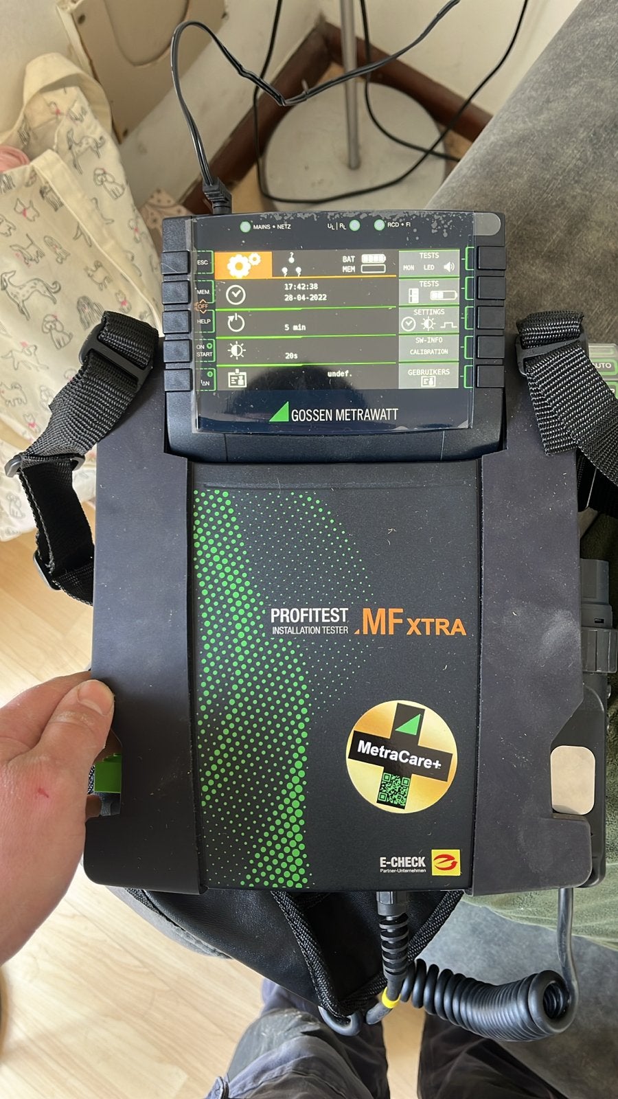 Gossen Metrawatt Profitest MF XTRA Installatietester, Doe-het-zelf en Verbouw, Ophalen of Verzenden, Zo goed als nieuw, Elektriciteit
