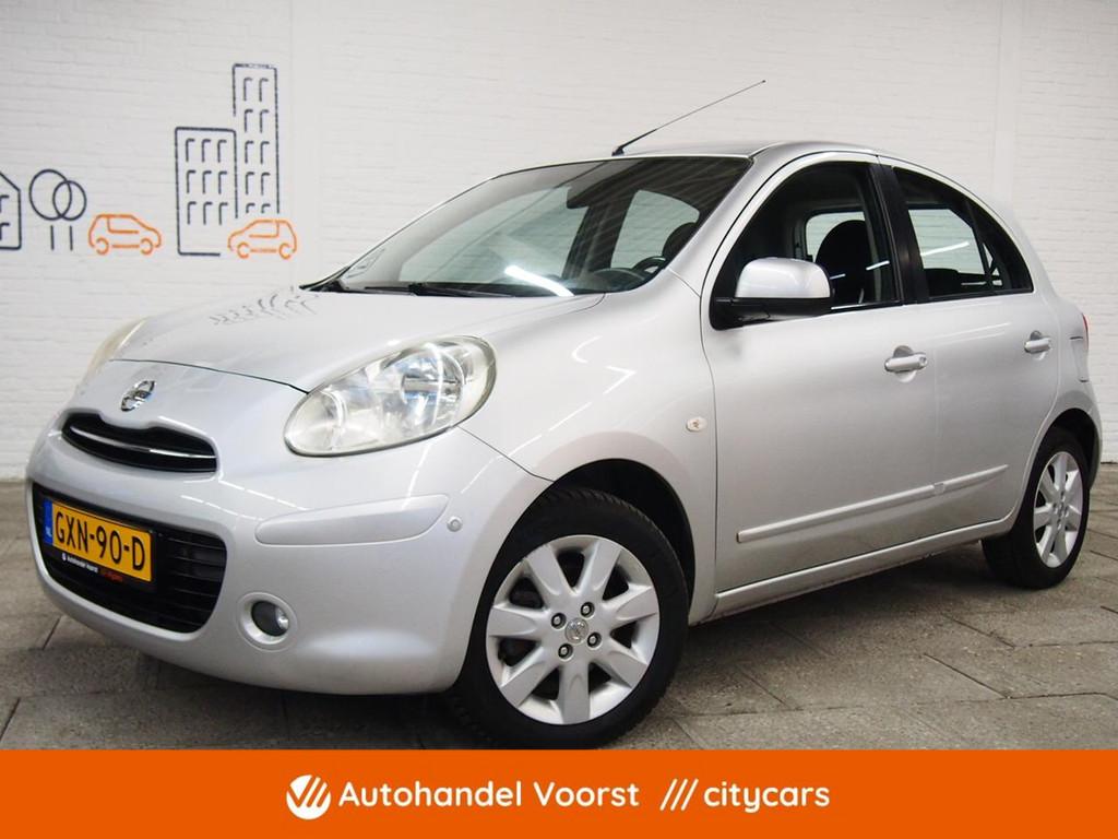 Nissan Micra 1.2 DIG-S Connect Edition *Export/Handel*, Euro 5, Stof, Gebruikt, Huisgarantie