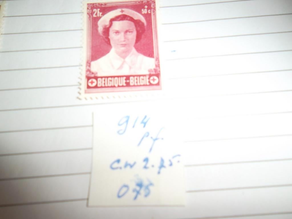 Belgie opb 912 1,00  opb 913 1,00  opb 914 0,75postfris, Ophalen of Verzenden, Europa