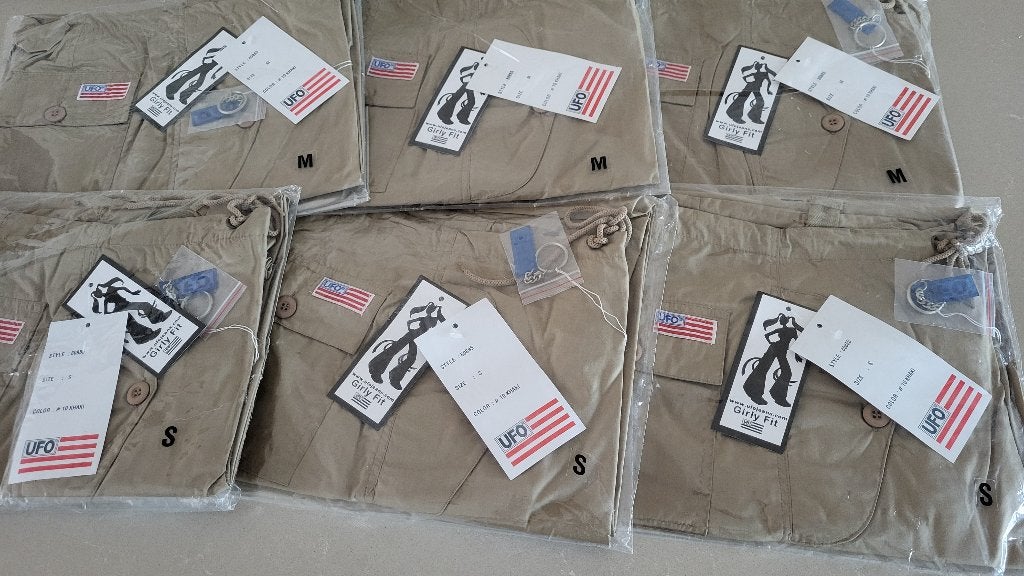 Vintage UFO Meisjesachtige Sneeuwbroeken Kaki Cargo Rave Y2K, Kleding | Dames, Verzenden, Nieuw, Maat 36 (S)