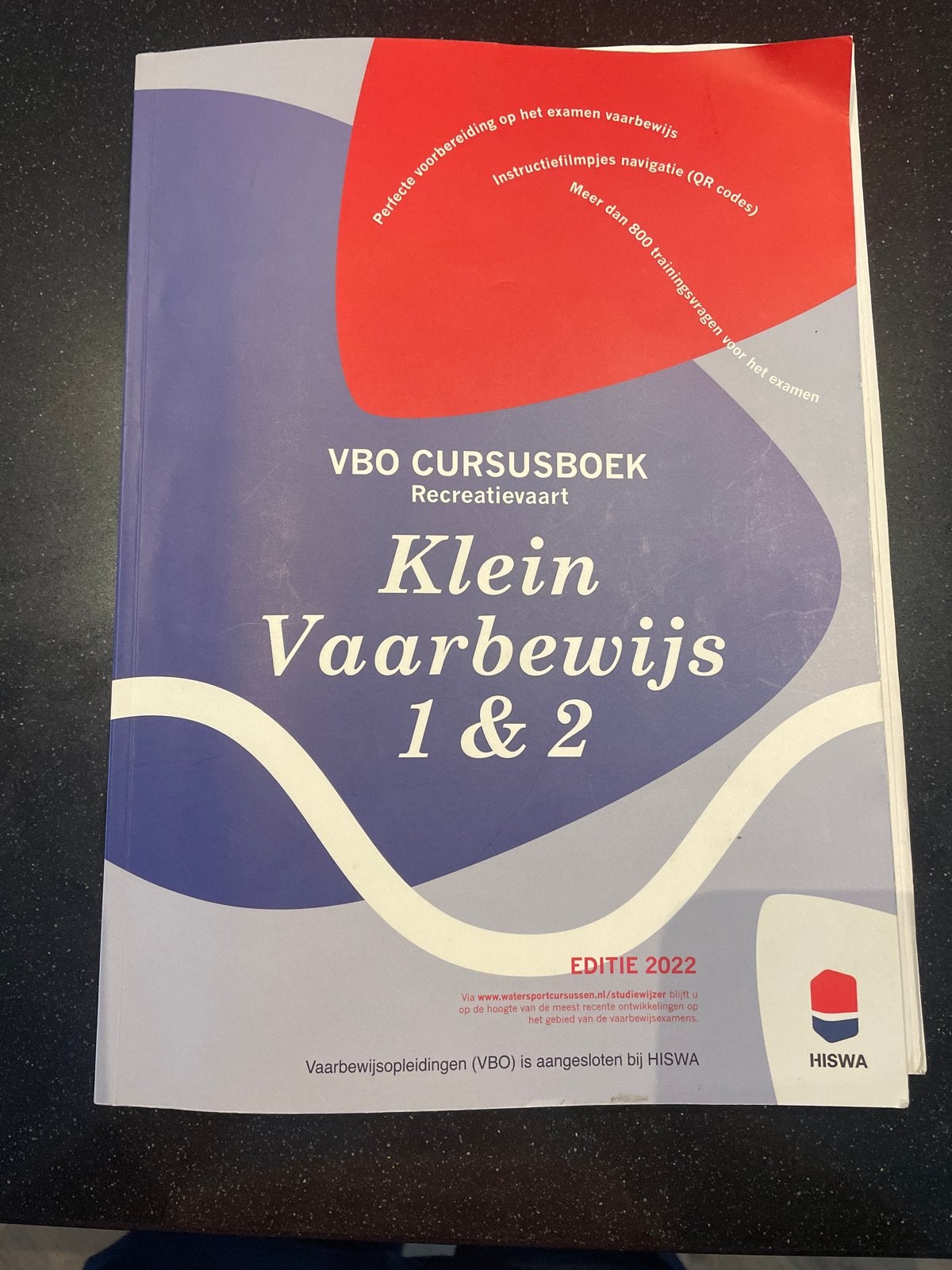VBO Cursusboek Klein Vaarbewijs 1 & 2 - Editie 2022, Ophalen, Zo goed als nieuw, Overige niveaus