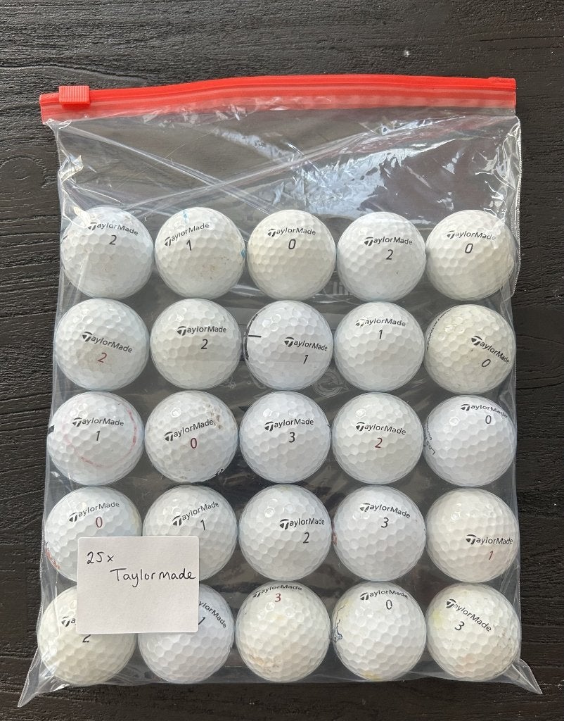 25x TaylorMade golfballen – gebruikte golfballen, Ophalen, Gebruikt, Bal(len), Overige merken