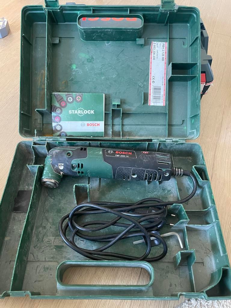 Bosch Groen Multitool Bedraad PMF 2500 CE in goede staat, Ophalen of Verzenden, Gebruikt