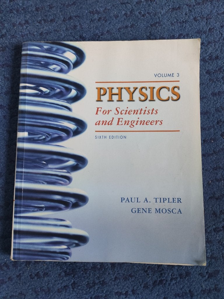 Physics for Scientists and Engineers 6th Ed. Volume 3, Ophalen of Verzenden, Beta, Zo goed als nieuw, WO