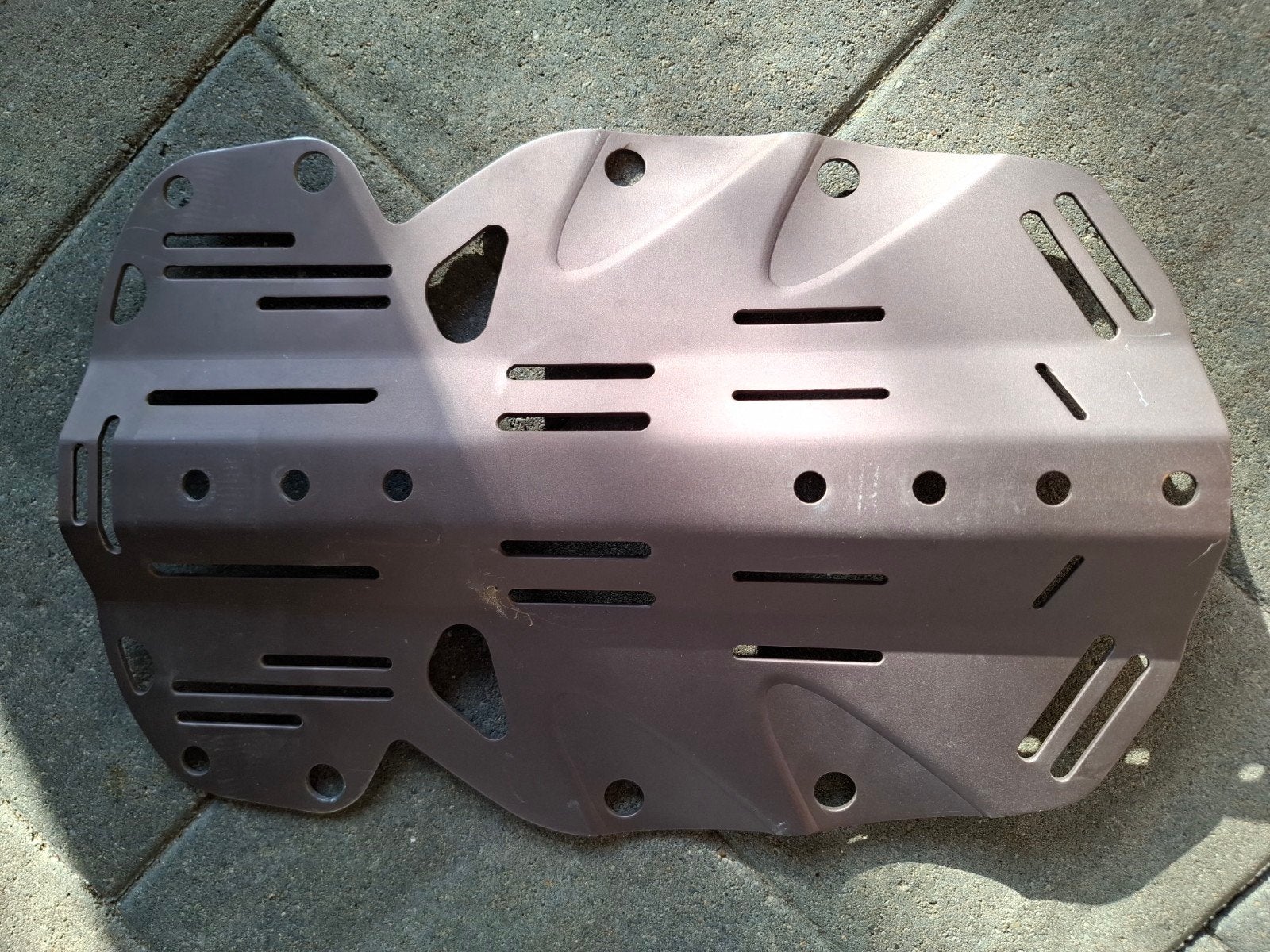 Backplate voor duikuitrusting lichtgewicht, Watersport en Boten, Duiken, Ophalen, Gebruikt
