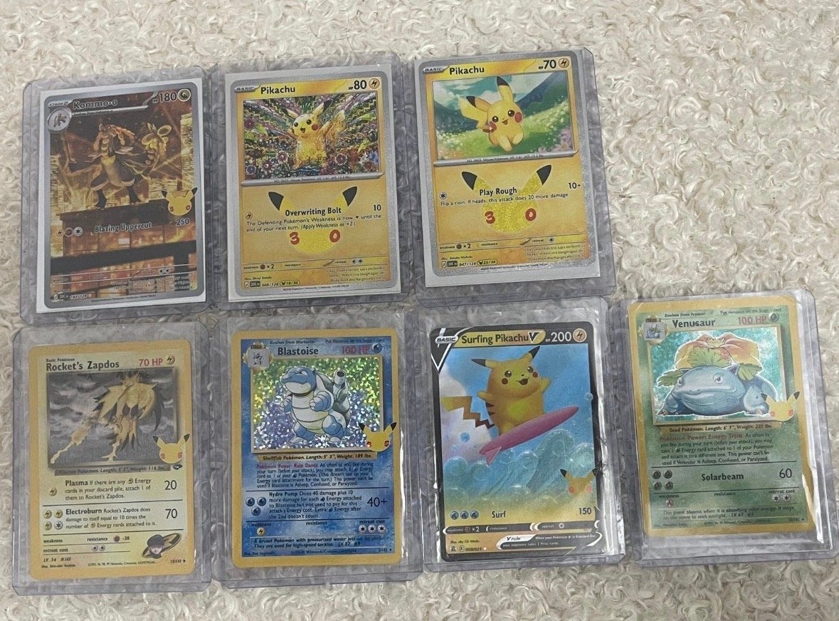 Pokémon Kaarten Collectie - Diverse Zeldzame Kaarten, Ophalen of Verzenden, Zo goed als nieuw, Meerdere kaarten, Foil