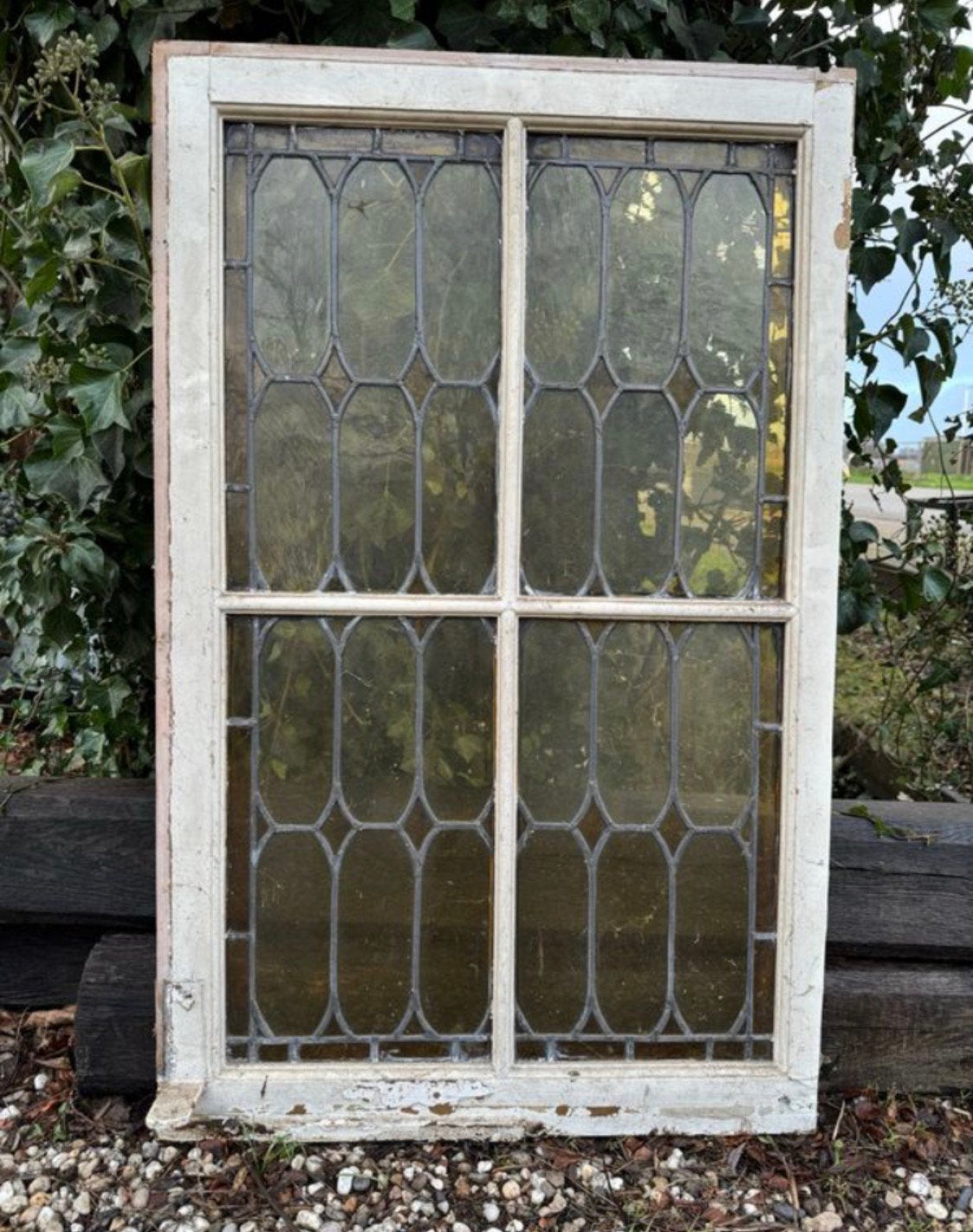 Glas in lood raam, Ophalen