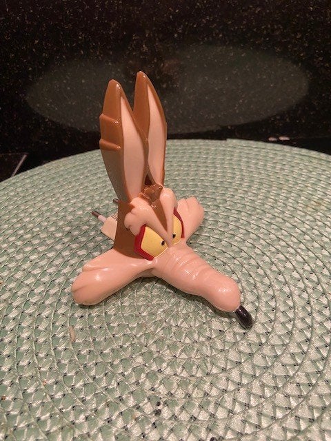 Wile E. Coyote Warner Bros nightlamp Looney Tunes 1998, Ophalen of Verzenden, Looney Tunes, Nieuw, Beeldje of Figuurtje