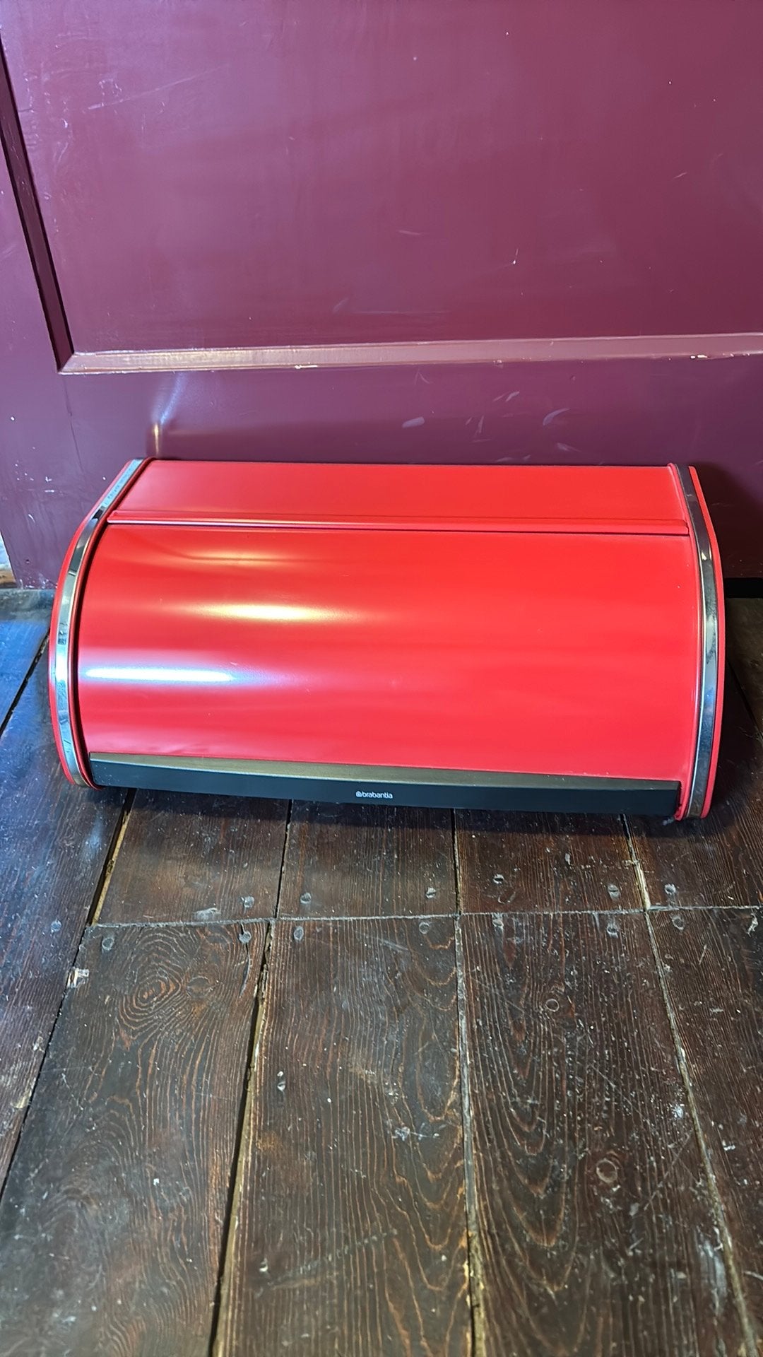 Broodbak Brabantia rood zgan, Ophalen, Zo goed als nieuw