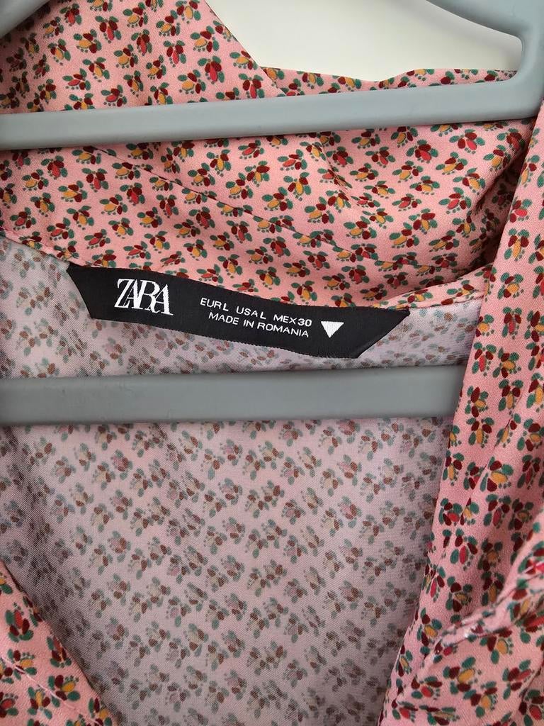 Zara Bloemenprint Maxi Jurk - Maat L, Zara, Maat 42/44 (L), Ophalen of Verzenden, Zo goed als nieuw