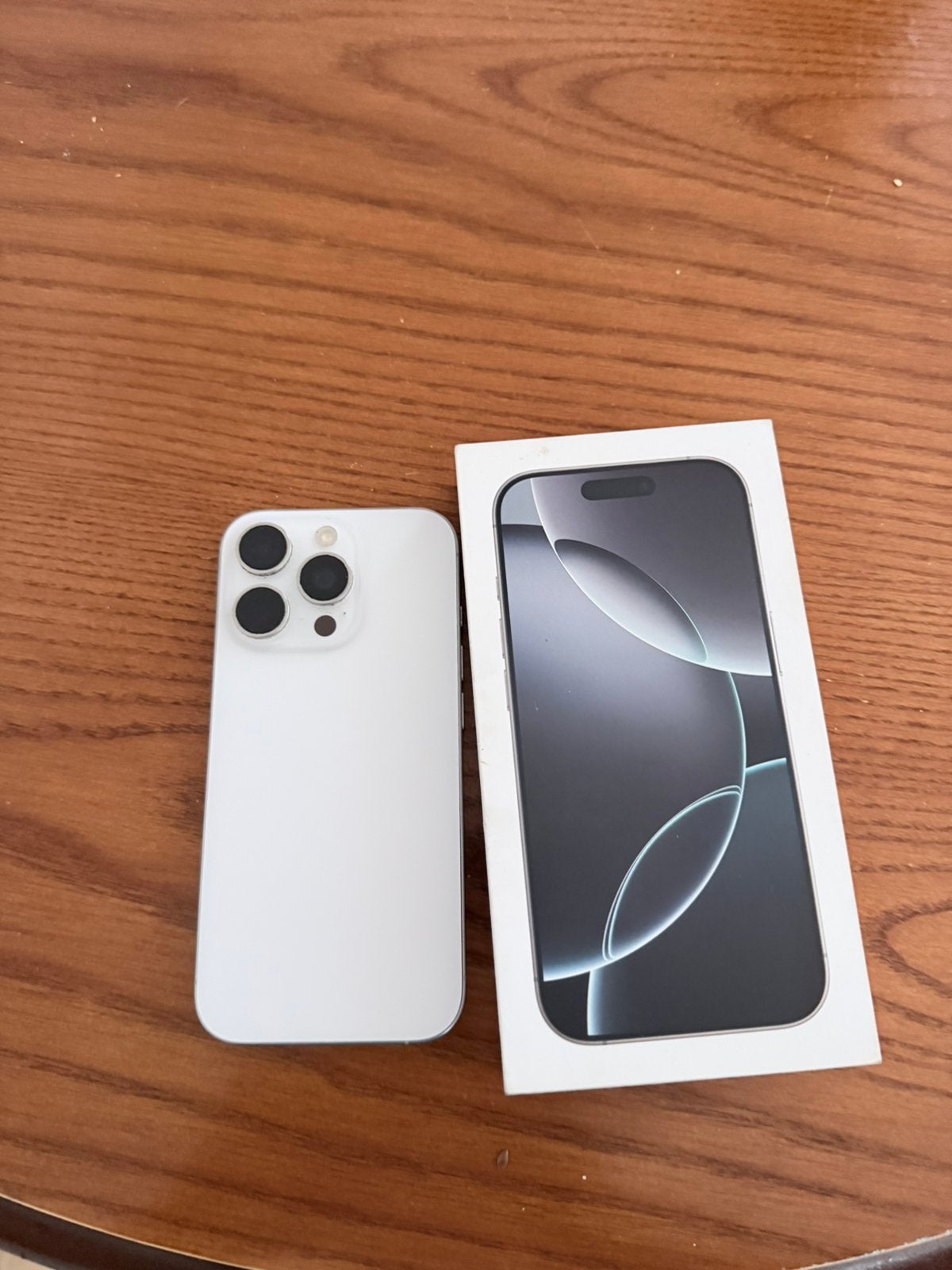 iPhone 16 Pro 256GB White Titanium – als nieuw –90% batterij, Ophalen of Verzenden, Zo goed als nieuw, Wit, 256 GB