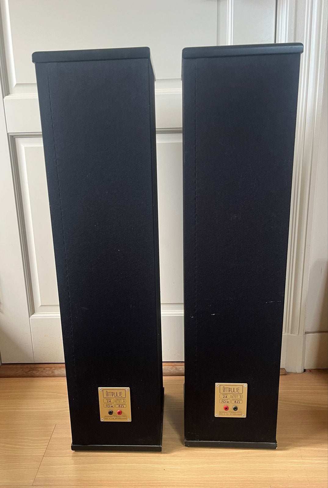 Impulse luidsprekers/speaker set/muziek boxen incl. Kabels, Overige merken, Vloerstaande luidspreker, Gebruikt, Inclusief kabels