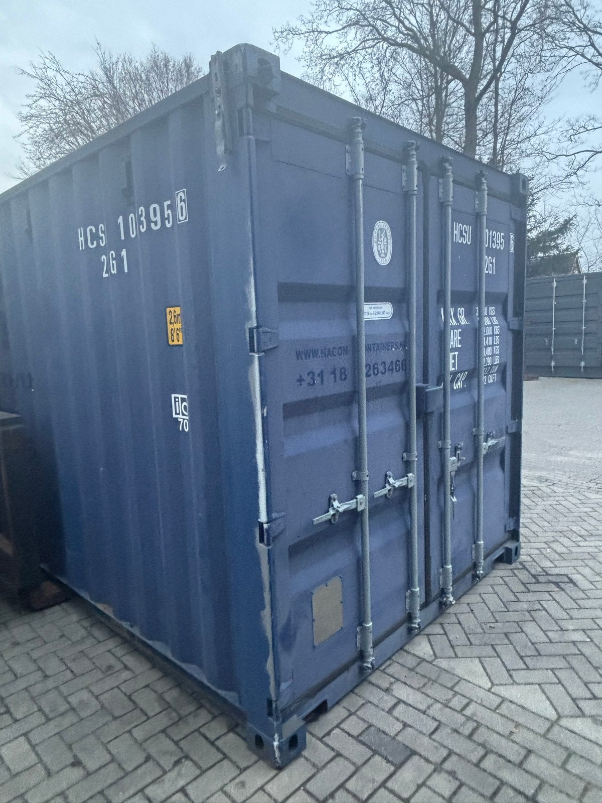 Gebruikte 20ft zeecontainer - Zeer netjes en fris bwj 2017, Ophalen