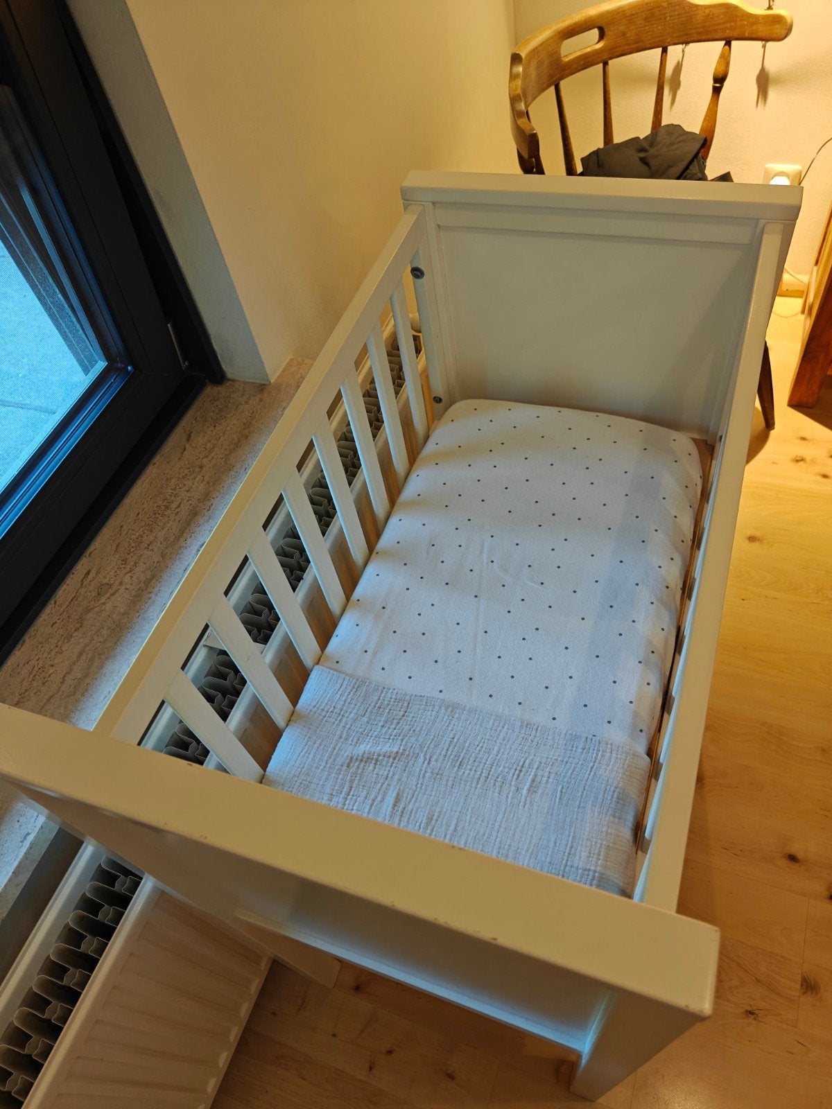 TWF Ledikant - Wit, Kinderen en Baby's, Babywiegjes en Ledikanten, Ophalen, Gebruikt, Ledikant