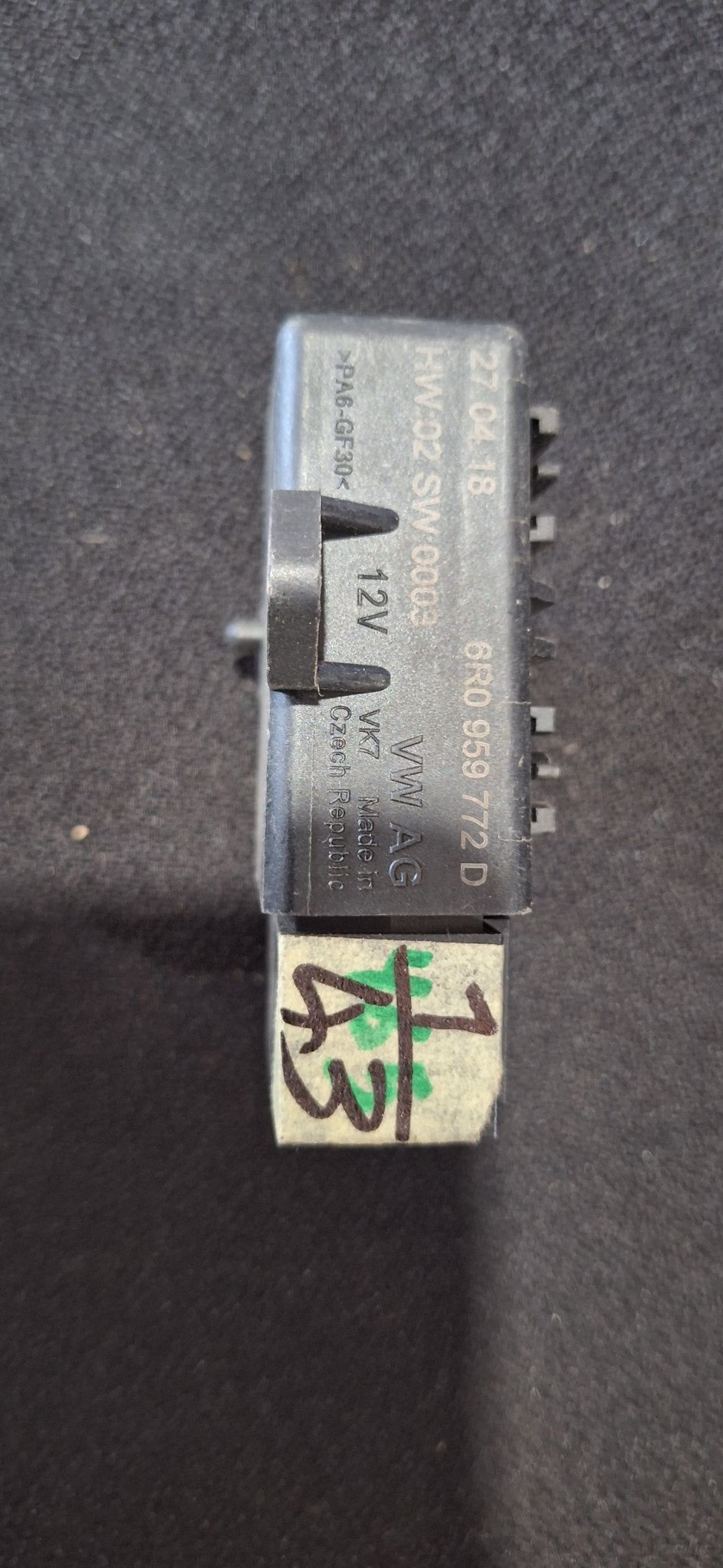 Originele Stoelverwarming Module VW Polo SEAT Ibiza Skoda -, Auto-onderdelen, Gebruikt, -, Volkswagen, -