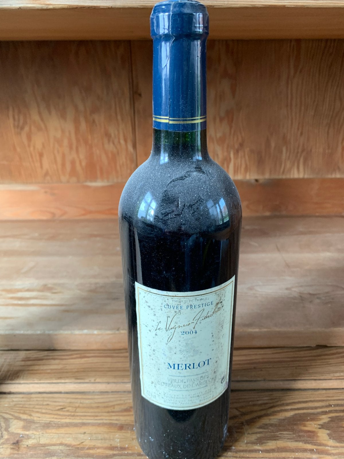Cuvée Prestige Merlot 2001 - Vintage Rode Wijn, Ophalen, Gebruikt, Frankrijk, Rode wijn