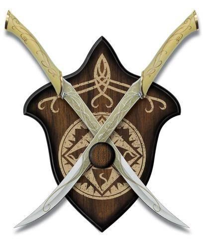 Legolas fighting knives LOTR replica United Cutlery, West Campus 1 76863 Herxheim, Heo GmbH, Nieuw, Ophalen of Verzenden