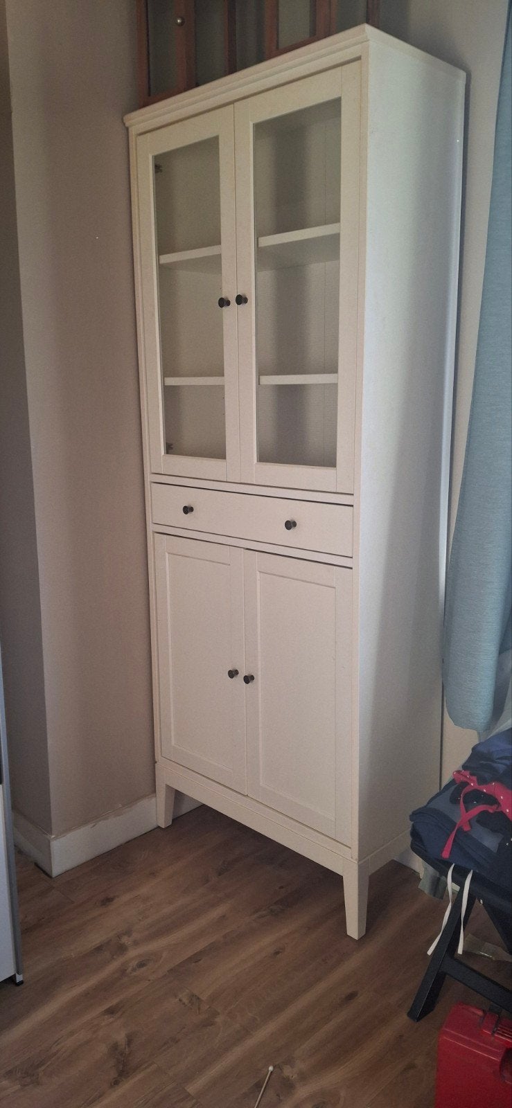 Witte buffetkast en dressoir, mag ook apart, Ophalen, Gebruikt, 25 tot 50 cm, 100 tot 150 cm