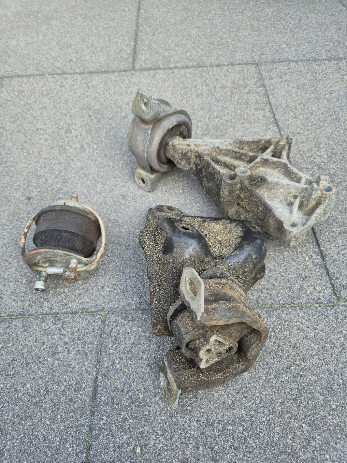 Originele motorsteunen set Saab 9-3, Ophalen of Verzenden, Gebruikt