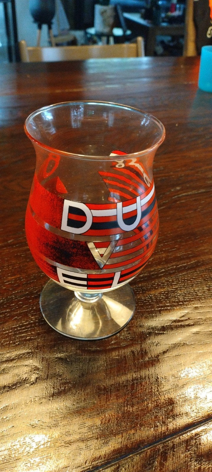 Speciaal Duvel glas - Limited Edition, Ophalen, Zo goed als nieuw