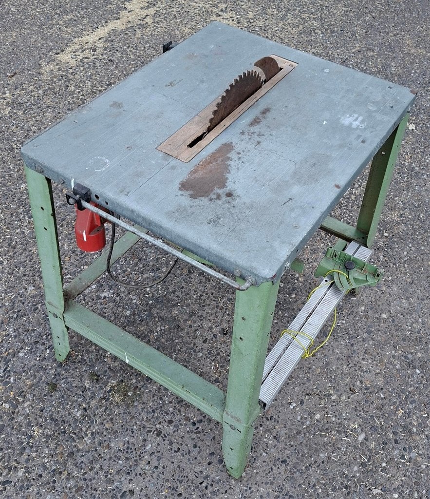hout tafel zaag, Ophalen, Gebruikt