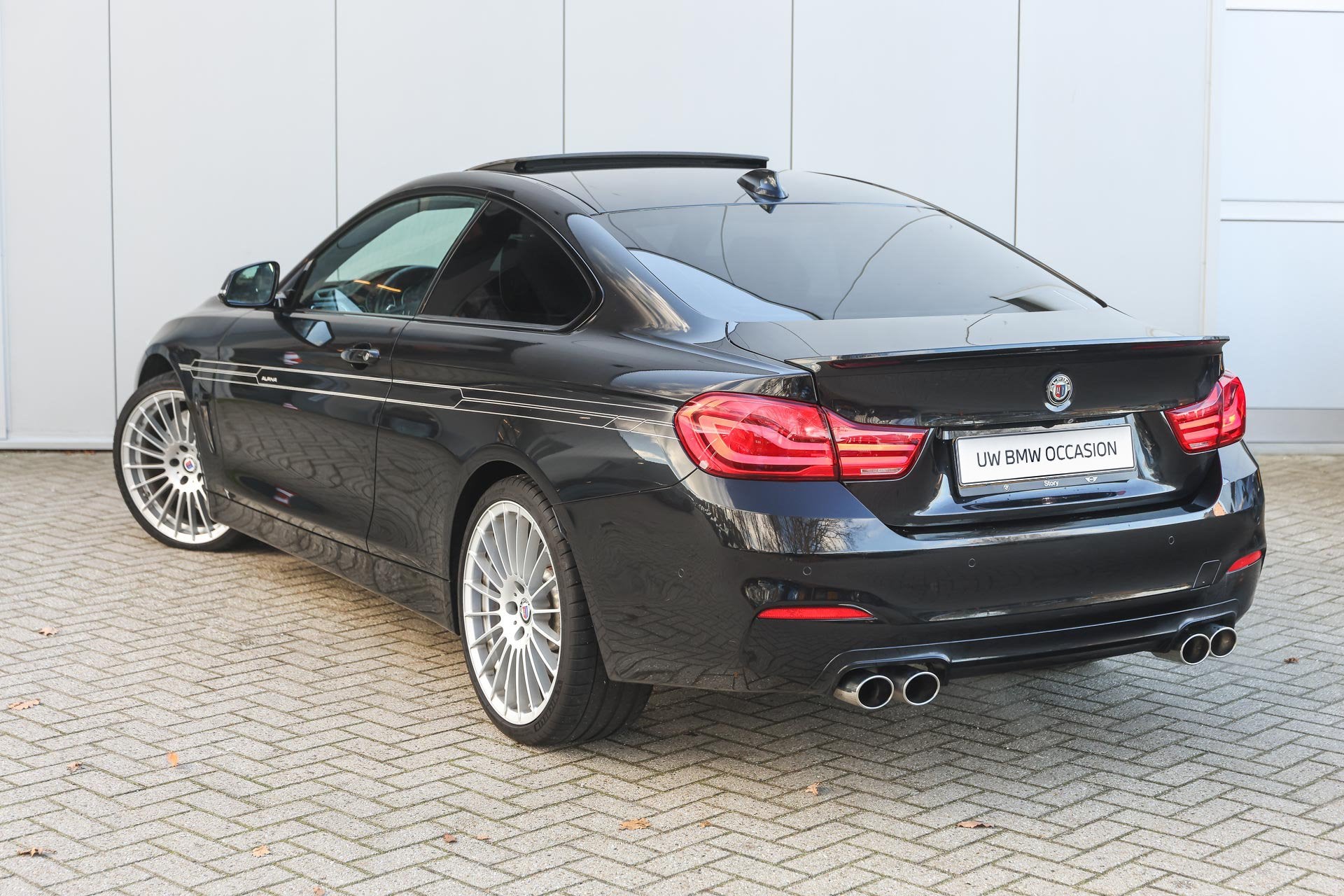 Alpina B4S Biturbo Coupe Automaat / Schuif-kanteldak / Sport, Auto's, 12 maanden, Zwart, Bedrijf, Vierwielaandrijving