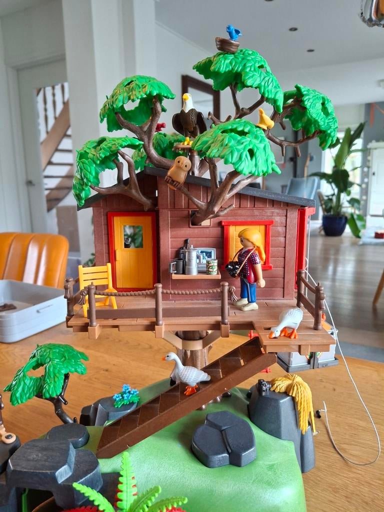 Playmobil 5557 Boomhut met Dierenverzorgingsstation, Kinderen en Baby's, Speelgoed | Playmobil, Ophalen of Verzenden