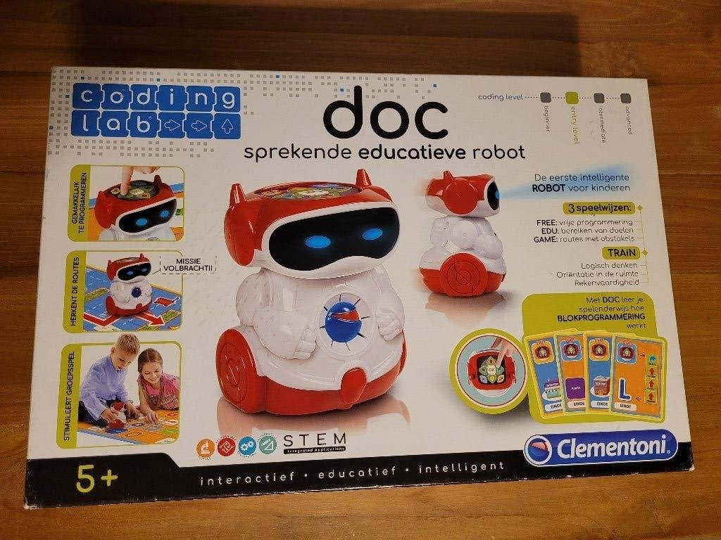 DOC Sprekende educatieve robot.  Spelend Leren., Ophalen of Verzenden, Gebruikt, Taal en Lezen, Met licht